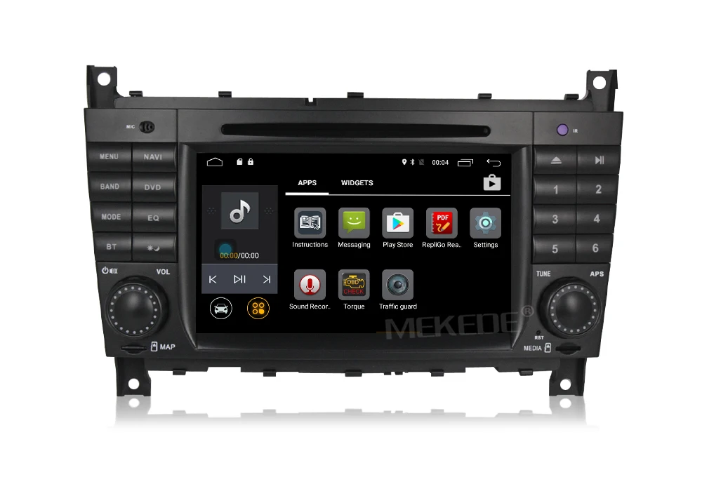 Perfect Free shipping! Pure Android7.1 Smart car navigation GPS DVD player for Mercedes/Benz W203 W209  C-Class C180 C200 CLK200 13