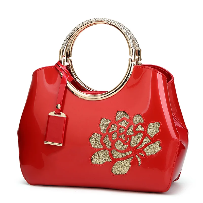 Женская сумка винтажная из лакированной кожи|brand handbags|designer brand handbagdesigner handbags |