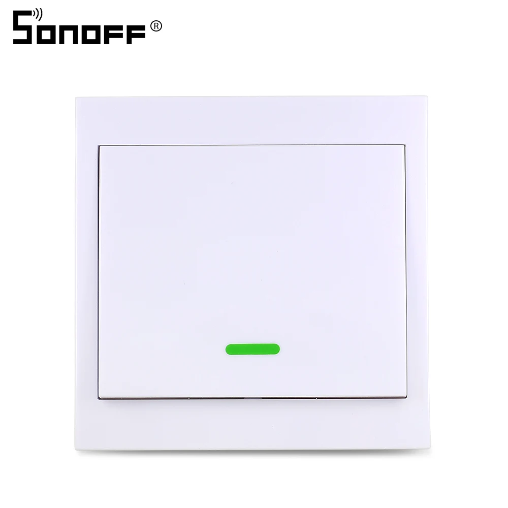 

SONOFF RF Remote Controller 433Mhz Transmitter Wall Panel Sticky Smart/Google Home Alexa For SONOFF RF/T1 EU/UK/4CH PRO/Bridge