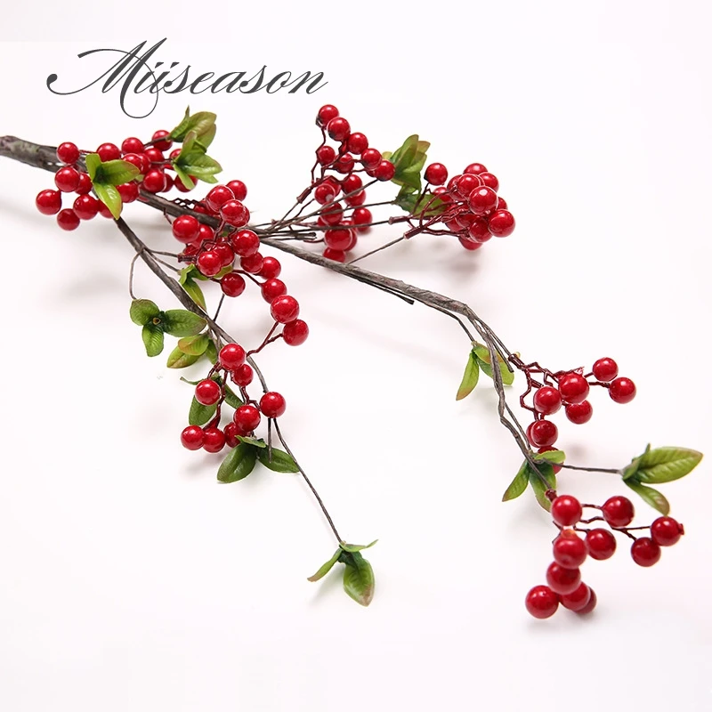 Party Home Decor Fake Flowers Artificial Berry Berries Branch Simulation Cherry Party Home Decor Fake Flowers Artificial Berry Berries Branch Simulation Cherry