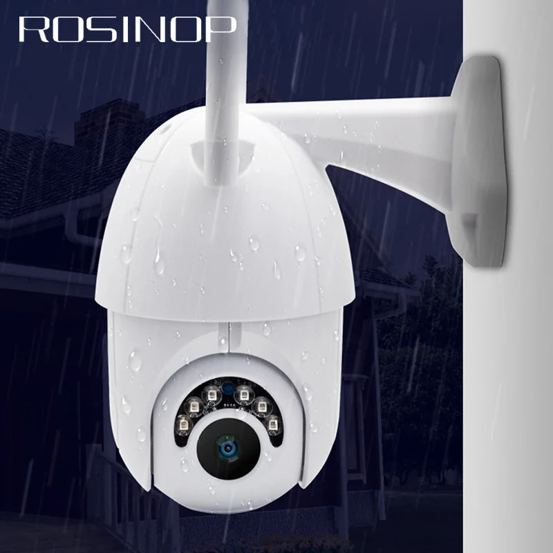 ROSINOP 1080P IP камера wifi PTZ инфракрасная ночного видения Водонепроницаемая наружная