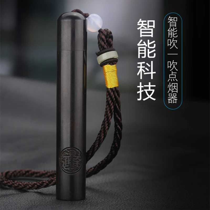 Винтажная деревянная резьба электронная зажигалка для сигарет плазменная дуга с