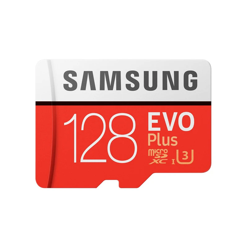 Карта памяти MicroSD SAMSUNG EVO Plus 32 Гб 64 Гб 128 ГБ 256 Гб класс 10 microSDXC U3 UHS-I TF карта 4K HD для смартфонов и планшетов и т. Д - Емкость: 128GB