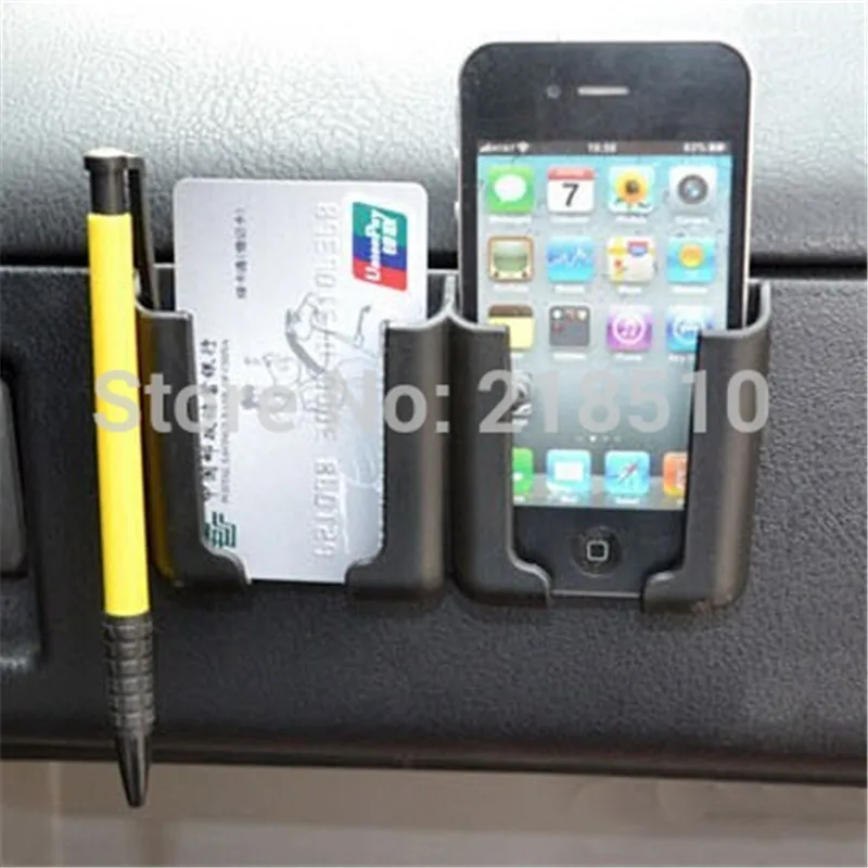 

Vehicle Car Mobile Phone Holder The Navigation Frame There is Adhesive On the Back Can Put a Mobile Phone (Black)