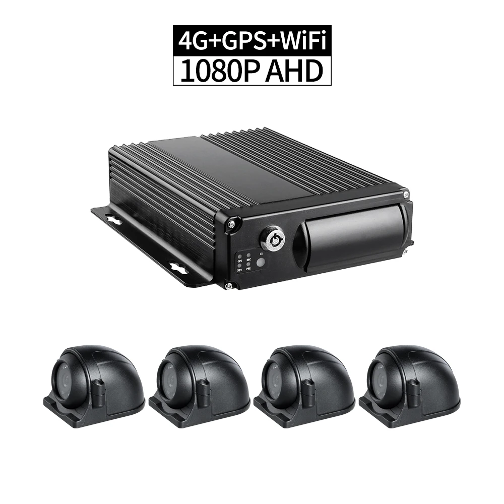 Автомобильный видеорегистратор 4CH AHD 1080P, 256 ГБ, sd-карта, 4G LTE, Wi-Fi, дистанционный монитор, GPS-трек, 4 камеры для улицы, для автобуса, бесплатная до... Автомобильный видеорегистратор 4CH AHD 1080P, 256 ГБ, sd-карта, 4G LTE, Wi-Fi, дистанционный монитор, GPS-трек, 4 камеры для улицы, для автобуса, бесплатная до...
