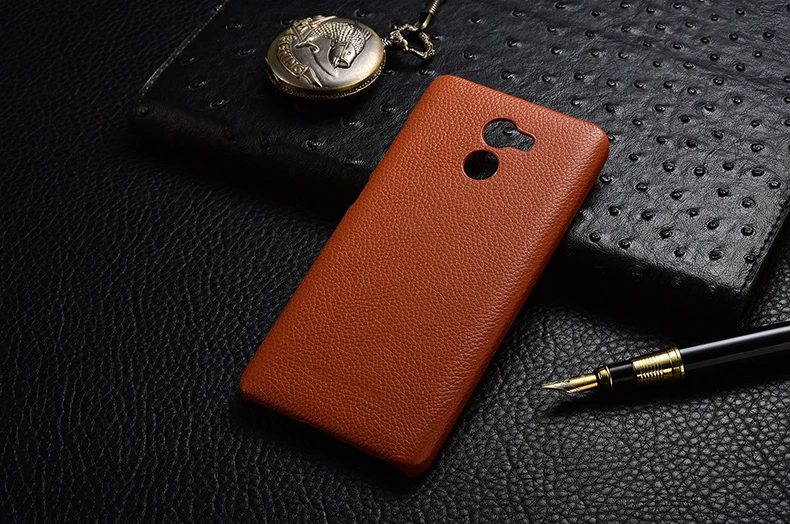 Xiaomi Redmi 4 чехол из натуральной кожи задняя крышка для САППУ PC ощупь Coque Роскошные 3