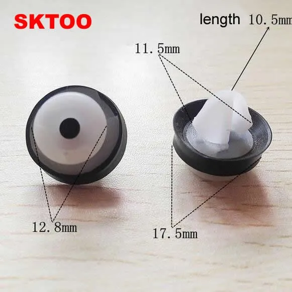 SKTOO 100 шт для Citroen C5 peugeot 307206508 панели для отделки дверей защелки двери клипсы на внутреннюю панель автомобиля с подкладкой зажимы-пистоны для закрепления дверной обивки