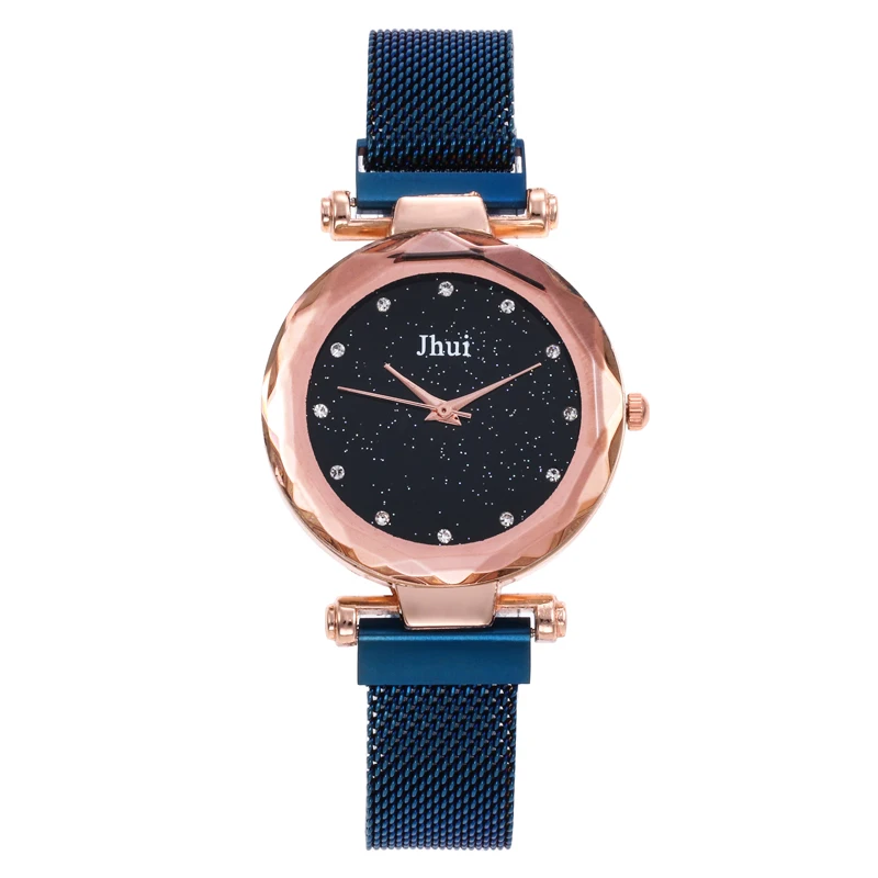

Jhui Brand Luxury Starry Women Watches Steel Quartz Ladies Rose Bracelet Watch Casual Clock Lovers Girl Wristwatch Relogio