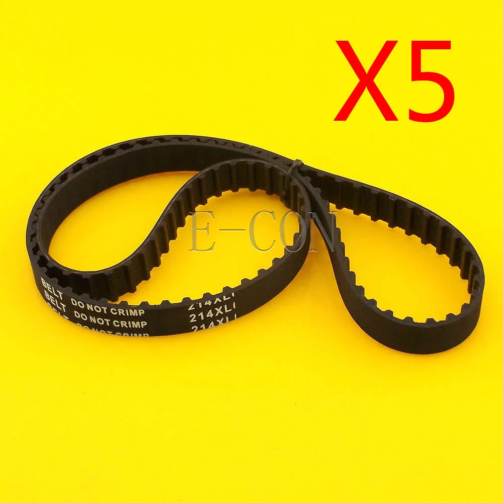 

5pcs 214XL Timing Belt L039 107Teeth Width 0.39inch(10mm) XL Positive Drive Pulley for CNC Stepper Motor and Engraving Machine