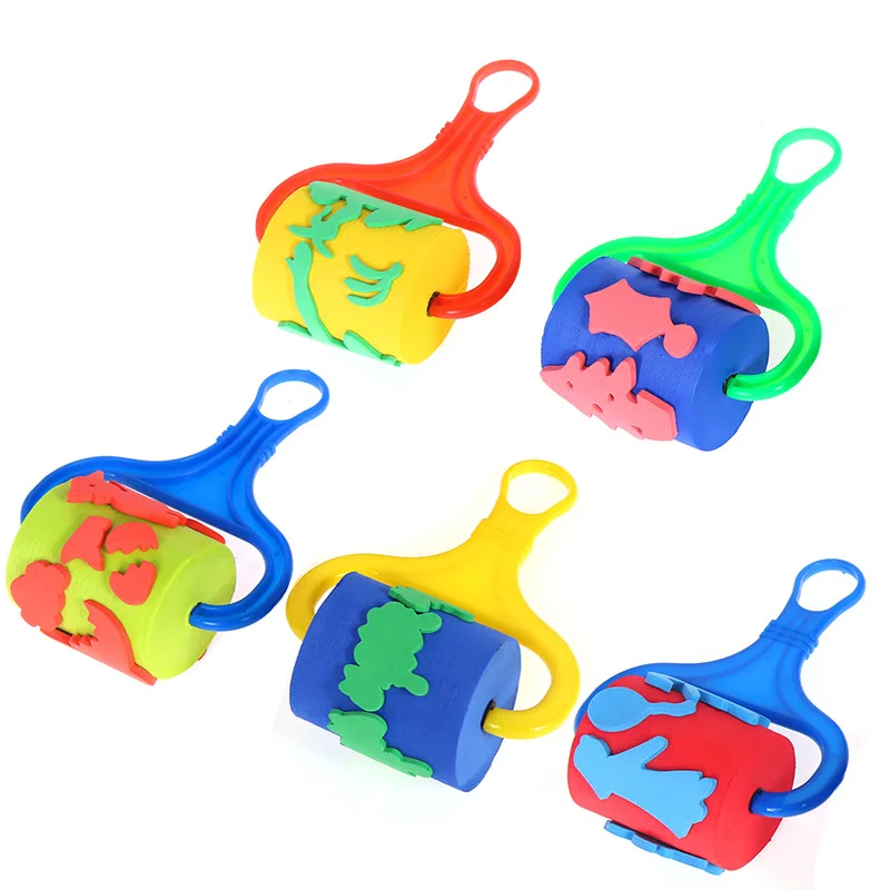 5 шт. EVA Rolling Seal штамп дошкольные штампы игрушки Обучающие Развивающие игрушки подарки Детские картины сделай сам инструмент для рисования