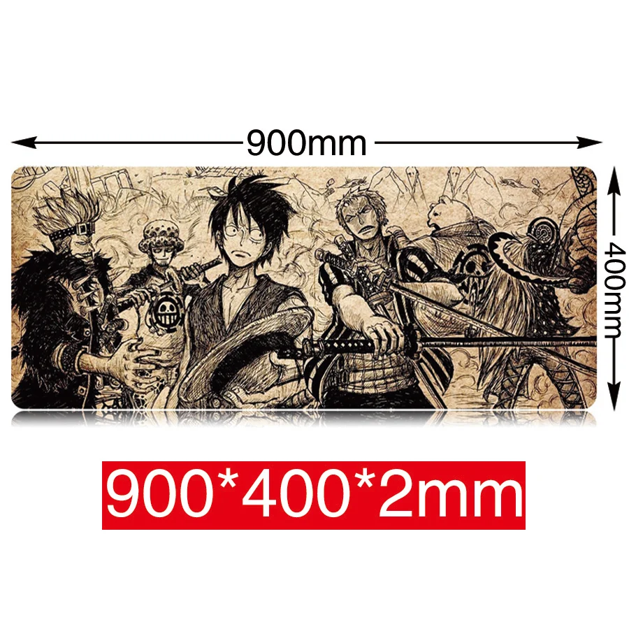 90*40cm one piece mouse pad gaming mouse pad large cartoon Anime rubber mouse pad Keyboard Mat Tabl