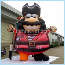 5 м гигантские надувной пират мультфильм с воздуходувкой для продажи