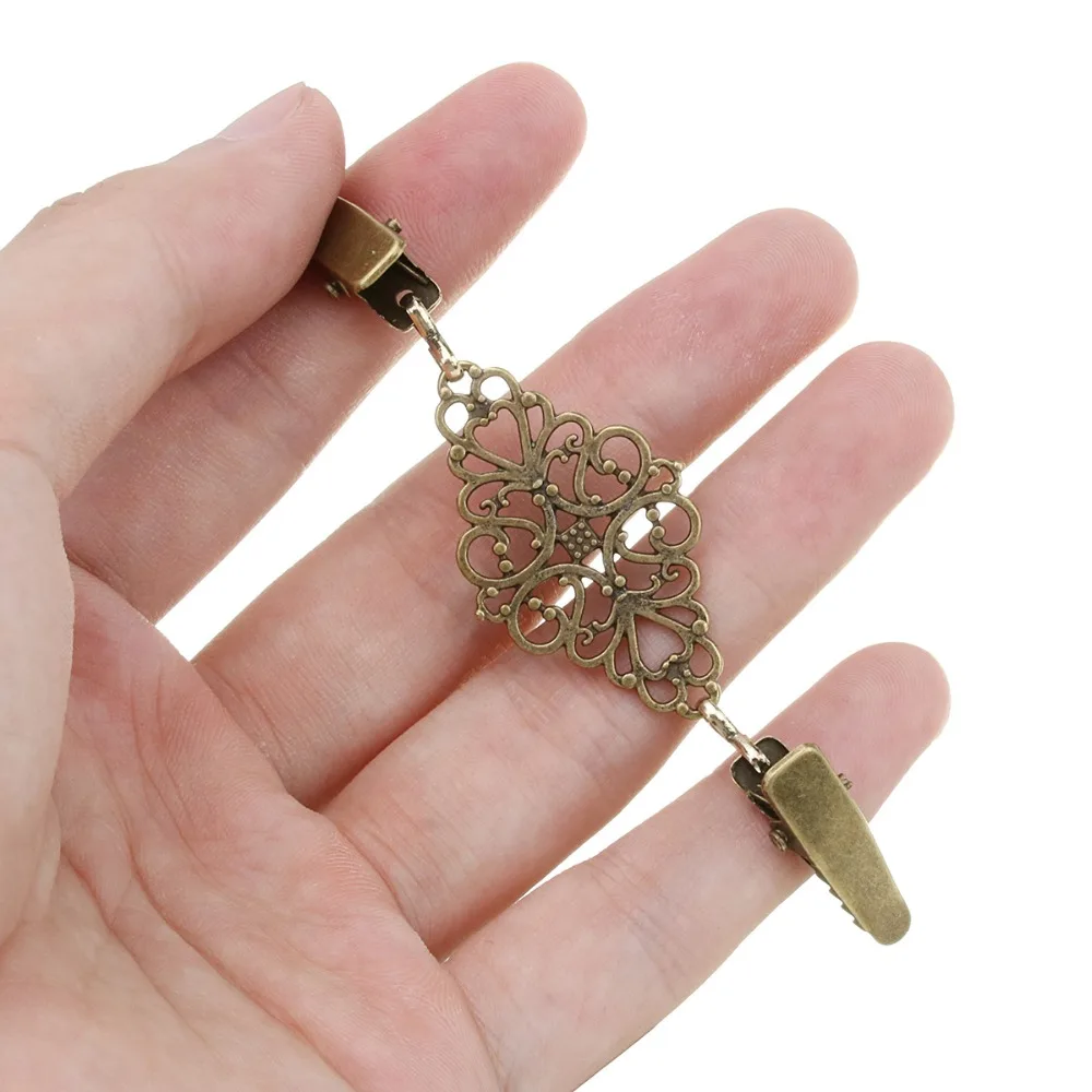 Retro-Metal-Duck-Clip-Women-Sweater-Blouse-Shawl-Shirt-Collar-Cardigan-Clips-Buckle-For-Clothing-Decor