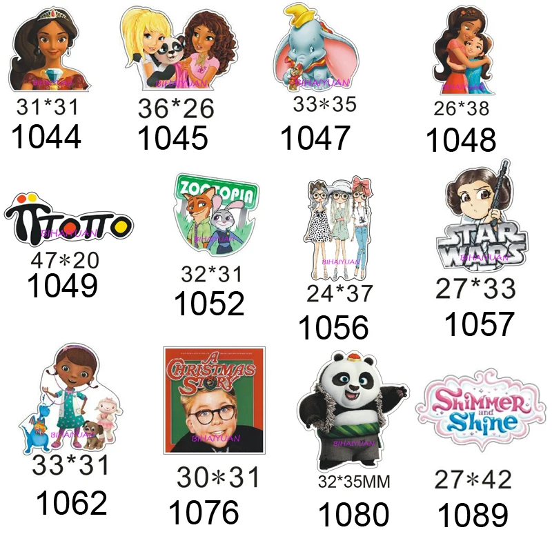 

Free shipping 10pcs/lot 31X32MM cartoon planar resin