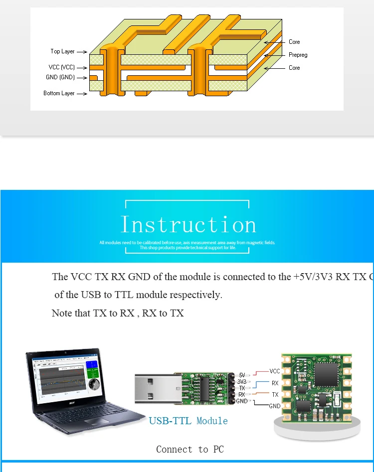 WT901 ttl и iec Outout сенсор 3 оси Цифровой Угол+ акселерометр+ гироскоп+ электронный компас MPU9250 модуль для ПК/Android/MCU