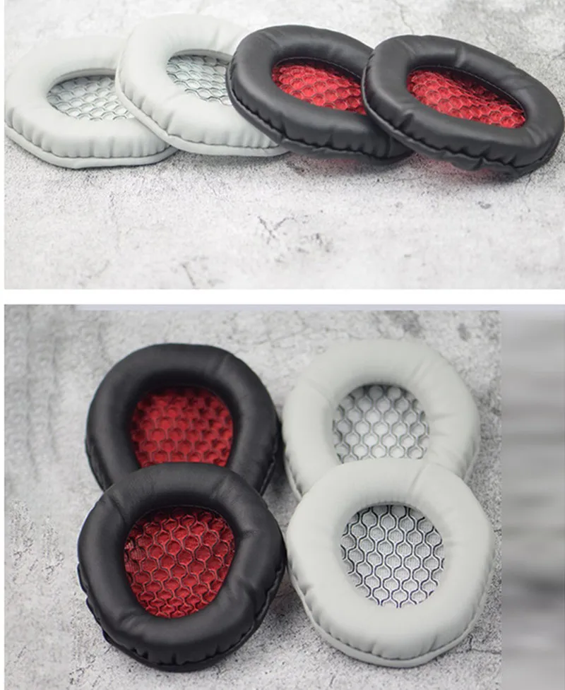 Ear Pads For XIBERIA V6 V7 Headphones Replacement Memory Foam Ear pads Fits Headphones PU Leather Comfortable Headband Jun4 (7)