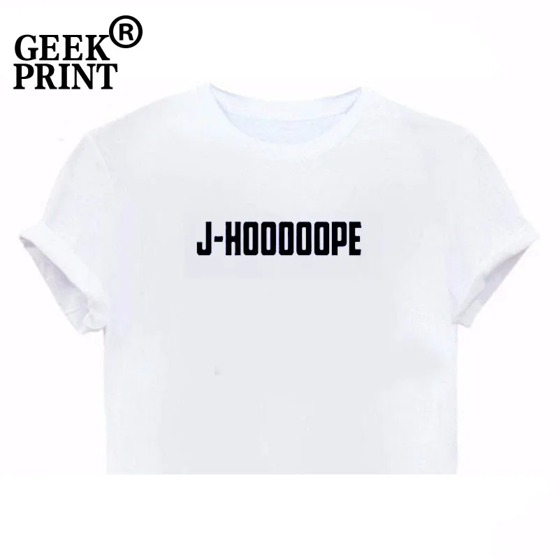 J-HOOOOOPE женская футболка с логотипом J-Hope Kpop, Женская Корейская футболка, S-3XL, Прямая поставка