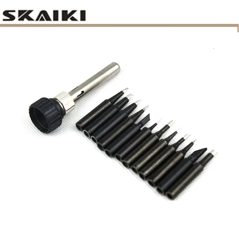 

Lead Free 13pcs 900M T welding tips Series soldering Iron Tips Lead Free Solder Welding Sting Welding Tips 900M For 936 Solder