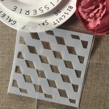 

1Pcs 15cm Geometry Design 97 DIY Layering Stencils Wall Painting Scrapbook Coloring Embossing Album Decorative Card Template