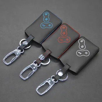 

Hand Sewing Leather Car Key Cover Case for Renault Koleos Laguna 2 3 Megane 1 2 3 Sandero Scenic Captur Clio Duster Fluence