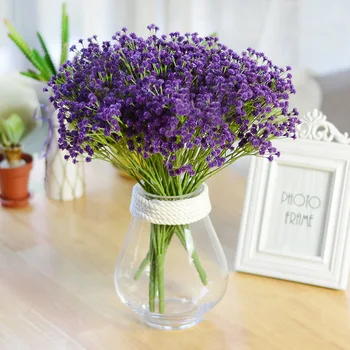 

Starry Sky Flower Vase Floral Purple Artificial Flower Home Decor Flower Wall Flower Arrangement Bouquet Party Decoration 40cm