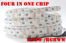 Cores em 1 5 M 4 LEVOU DC12V 12 MILÍMETROS PCB SMD 5050 RGBW Luz Conduzida da tira RGB + Branco /Branco Branco quente PCB IP20/IP65/IP67
