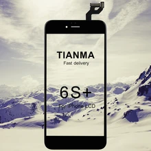 5 шт. для класса Tianma ЖК-экран 5,5 дюймов для iPhone 6S Plus lcd Pantalla кодирующий преобразователь сенсорного экрана в сборе