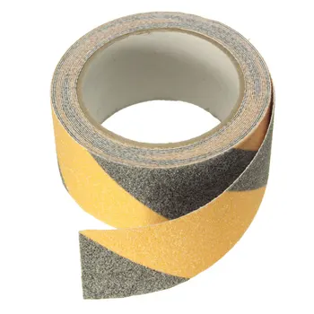 

NEW Yellow + Black 5m x 5cm Floor Safety Non Skid Tape Anti-slip Safe Self Adhesive Sticker High Grip