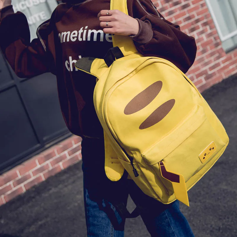 

Anime Pocket Monster Pokemon Go Pikachu Printing Backpack School Bags Laptop Backpack Female Travel Bag Pack Sac A Dos Femme