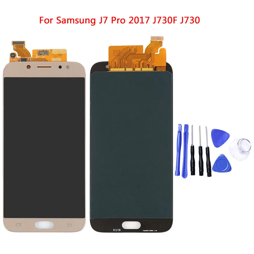 

Replacement LCDs For Samsung Galaxy J7 Pro 2017 J730 J730F LCD Display digitizer Touch Screen Digitizer Assembly With Free Tools