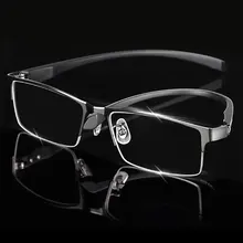 Мужской Сплав оправа для очков для мужчин очки гибкие дужки ноги IP Гальваника сплав Материал, полный обод и половина обод