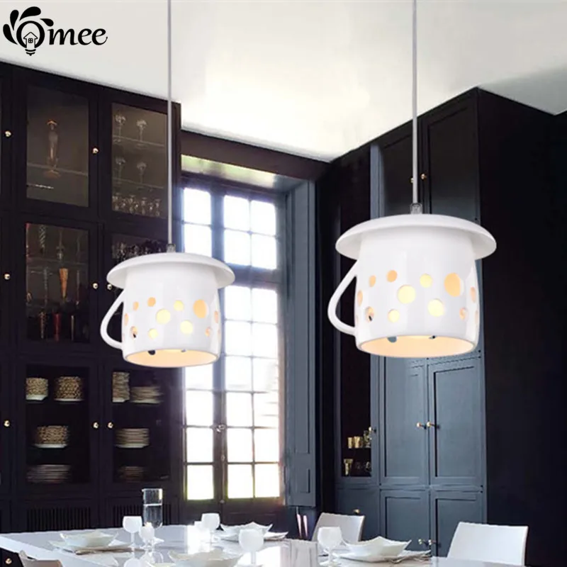 Big coffee Cup Colorful Resin teapot Pendant Light Tea cup Pendant Lamp