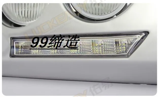 12 В 6000 К светодиодный DRL Дневной ходовой светильник чехол для Toyota FJ cruiser противотуманная фара рамка противотуманный светильник Стайлинг автомобиля