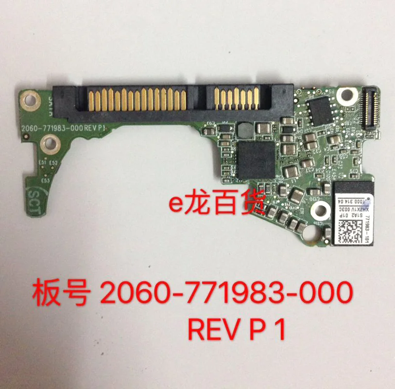 HDD PCB Logic Board Printed Circuit Board 2060-771984-000 REV P1 for WD 2.5 SATA SSHD WD10S12X Hard Drive Repair Data Recovery
