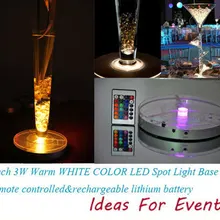 Лот из 10 шт. LED Свадебные центральные, под канделябры цветы ваза декор Для свадебной вечеринки украшения