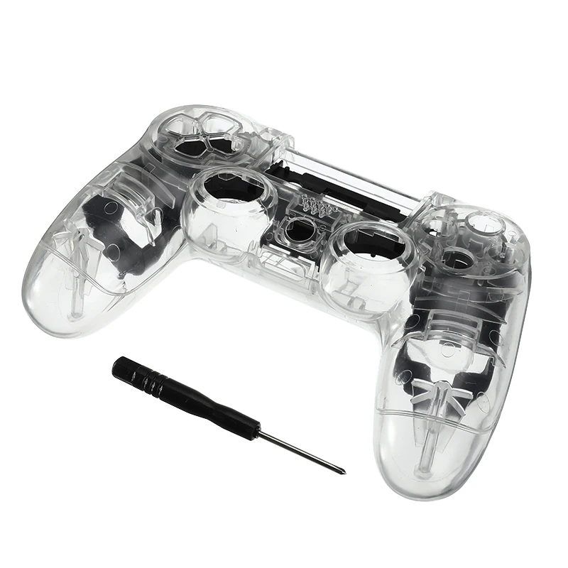 

Transparent Matte Full Housing Gamepad Shell Case Buttons Replacement Parts for Sony for PS4 Controller