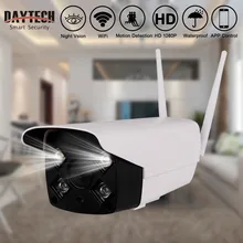 DAYTECH Waterproof Outdoor IP Camera Wireless HD720/1080P Night Vision Security Monitor Motion Detection White LED Light H05