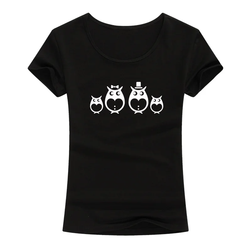 Owl Animal Print Harajuku 2017 Slim Cotton T Shirt Women Lady Tops Short Sleeve O-neck Casual Tee Shirt Carton Costumes Female Owl Animal Print Harajuku 2017 Slim Cotton T Shirt Women Lady Tops Short Sleeve O-neck Casual Tee Shirt Carton Costumes Female