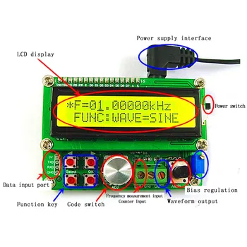 

FYE050 high performance price ratio / power type arbitrary waveform DDS function signal generator module / frequency meter