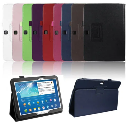 Умный чехол из искусственной кожи для Samsung Galaxy Tab 3 10 1 дюймов P5200 P5220 P5210 планшет