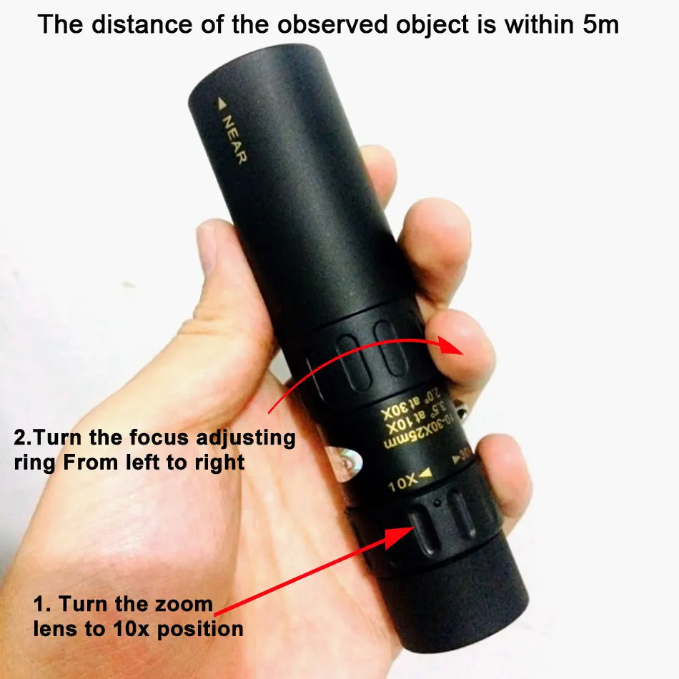 HD Original 10-30x25 Zoom Phone Telescope Mobile Lens Monocular high quality Telescope Hunting Optical Prism Scope With tripod