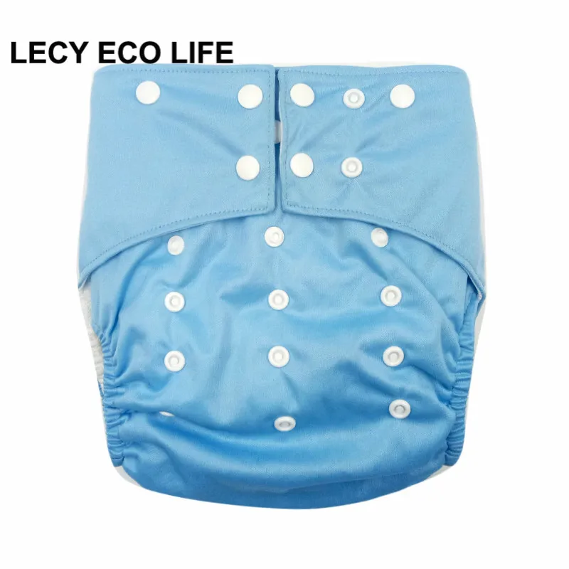 Lecy Eco Life 5 25 кг воздухопроницаемые подгузники для больших детей тканевые большой