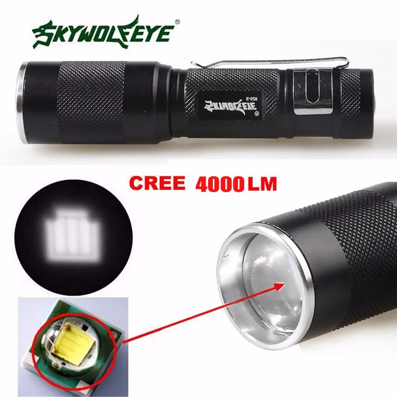 2018 Новый 4000LM масштабируемый CREE XM L Q5 светодиодный фонарик 3 режима супер яркий