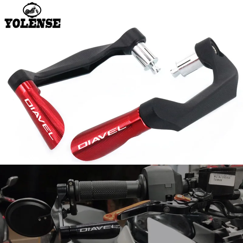 For Ducati 848 EVO Diavel handlebar grips guard brake clutch levers protector