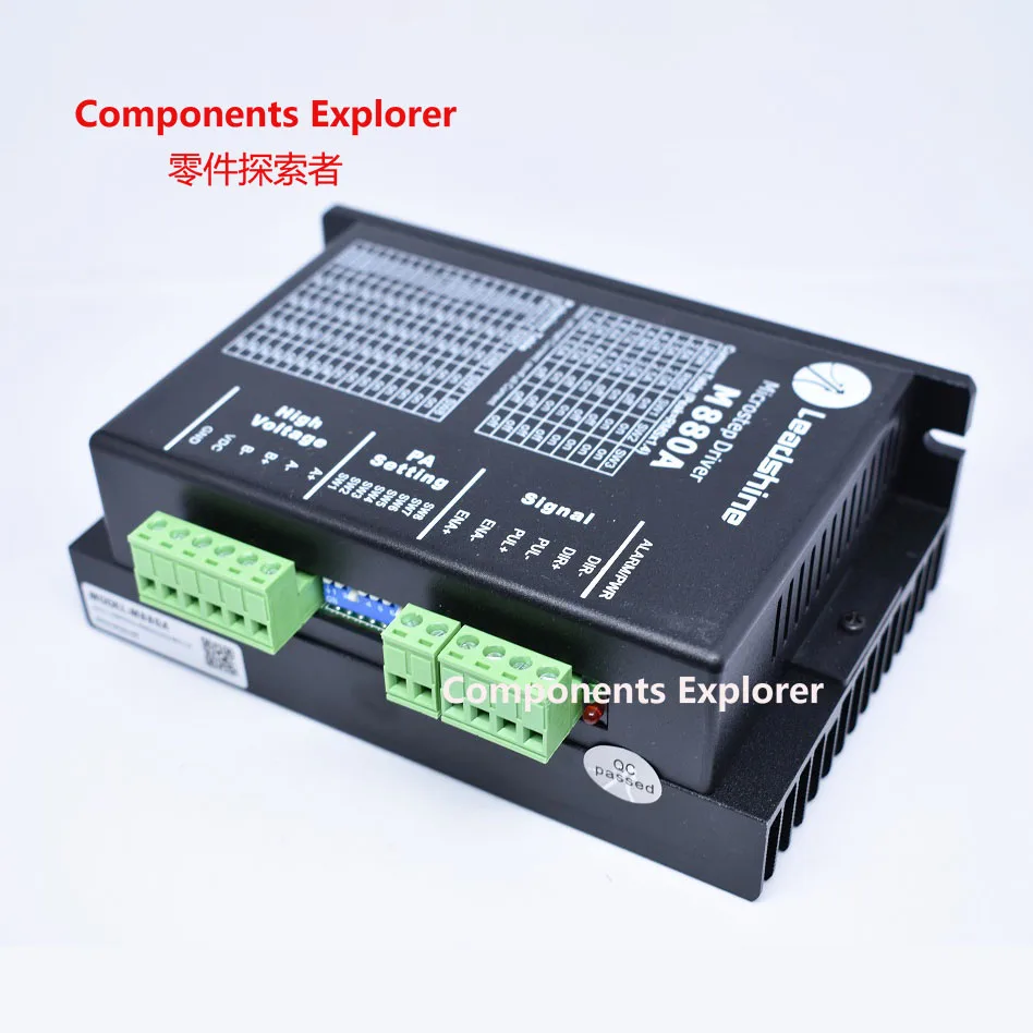 

Leadshine M880A CNC Router 2-Phase Hybrid Stepper Drive Driver 80V DC 7.8A 300 KHz for CNC Router Engraving Milling Machine