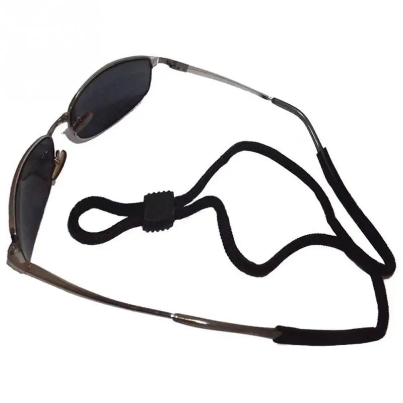 

2018 1pcs Sunglasses Adjustable Neck Strap Cord Eyeglass Glasses Lanyard String Holder Black Sports glasses hanging on the rope