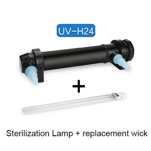 JEBO 220~ 240V 5W~ 36W УФ стерилизатор лампа свет очиститель воды для аквариума Пруд аквариум Ультрафиолетовый фильтр осветитель - Цвет: 24W and replace wick