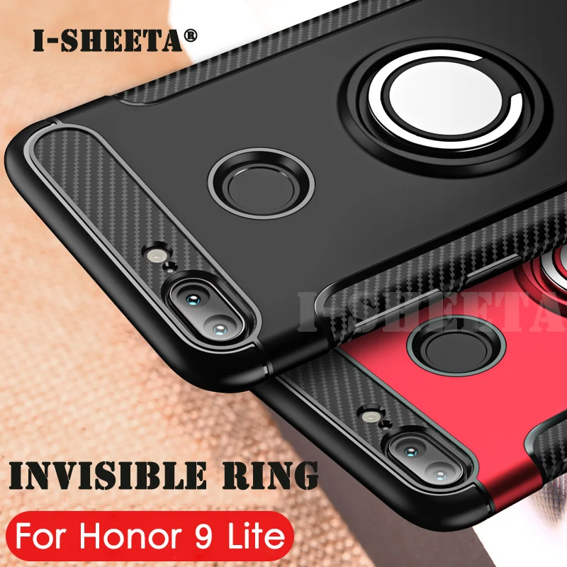 

360 Magnetic Metal Ring Holder Stand For Huawei Honor 10 9 Lite 8X Max Case Soft TPU Hard PC Back Cover For Honor V9 V10 8 Pro