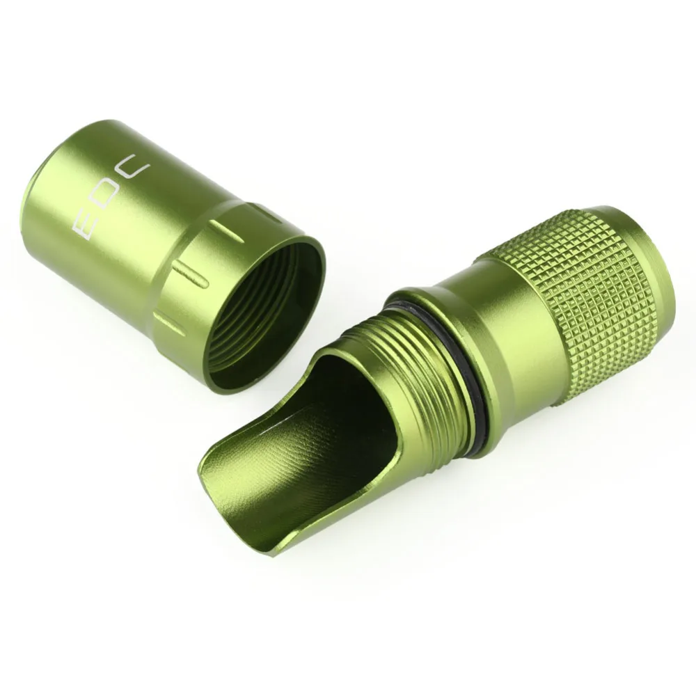Waterproof CNC Keyring EDC Survival Pill//Match Case Box Container Lid Aluminum