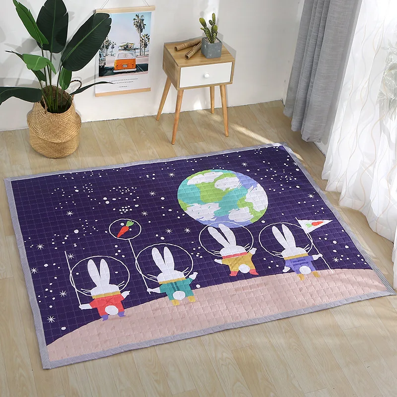 Tapetes de Jogo do Bebê Decoração para Casa Animais Veados Elefante Raposa Urso Girafa Anti-skid Cobertor Crianças Tapete Estilo Nórdico Quarto Foto Adereços 22 tapetes de jogo do bebê cobertor crianças